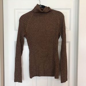 INC Brown Turtleneck